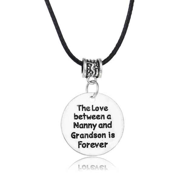Love Between a Nanny and Grandson Necklace ''Special Offer''