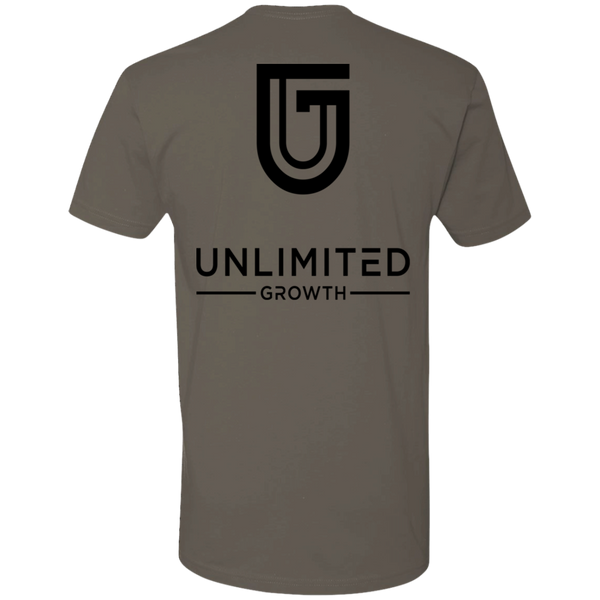 BLACK LOGO MEN NL3600 Next Level Premium Short Sleeve T-Shirt