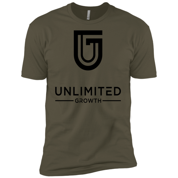 BLACK LOGO MEN NL3600 Next Level Premium Short Sleeve T-Shirt