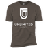 WHITE LOGO MEN NL3600 Next Level Premium Short Sleeve T-Shirt