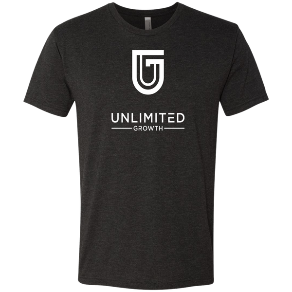 WHITE LOGO MEN NL6010 Next Level Men's Triblend T-Shirt