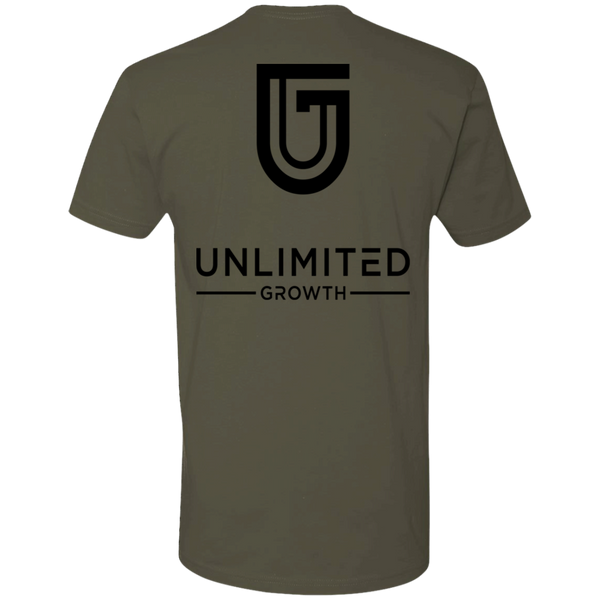 BLACK LOGO MEN NL3600 Next Level Premium Short Sleeve T-Shirt