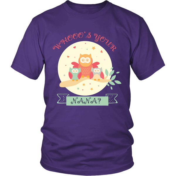 Whooo's Your Nana? T-Shirt